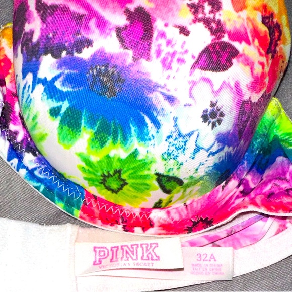 Victoria’s Secret PINK Floral Strapless Push-Up Bra - Picture 4 of 4